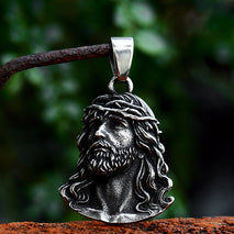 Stainless Steel Hipster Head Pendant