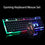 GTX300 Gaming CF LOL Gaming Keyboard Mouse Glowing Set