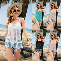 Cutout Sling Blouse Vest Women's Clothing