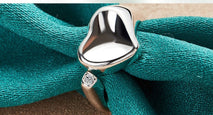 Silver Mouth Ring Women's Fashion Accessories Jewellery