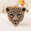 Little Creative Gifts Leopard Head Keychain Alloy