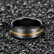 Frosted Surface Tungsten Ring Men