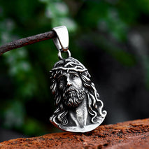 Stainless Steel Hipster Head Pendant