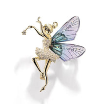 Transparent Acrylic Angel Brooch Clothes Accessories