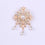 Design Court Retro Baroque Style Coat Brooch