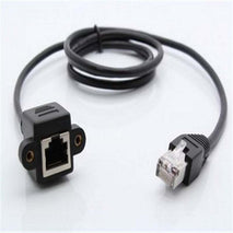 Network Extension Cable With Ears RJ45 Male To Female Network Cable