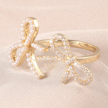 Fashion Trend Unique Bow Ring Design For Women